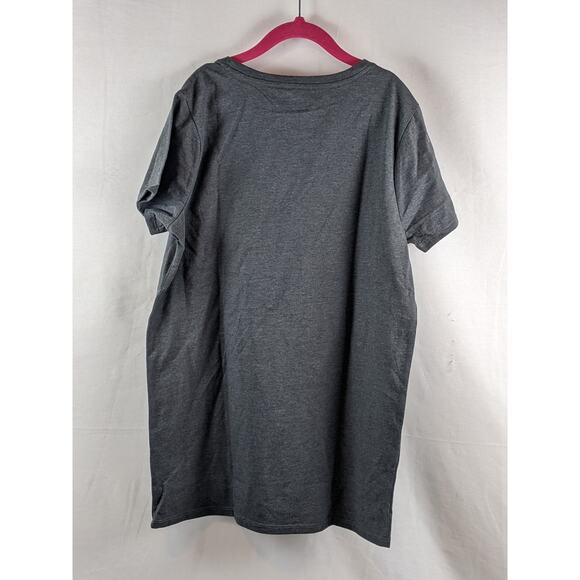 Besties‎ Short Sleeve Graphic T-Shirt Cat & Jack Charcoal Gray XL 14/16 Crew Top - Picture 2 of 7